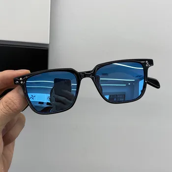 Модни Квадратни Слънчеви очила за шофьора Мъжки Реколта нюанси Мъжки Слънчеви Очила Корпоративна Дизайн Огледалото Ретро Oculos De Sol Masculino