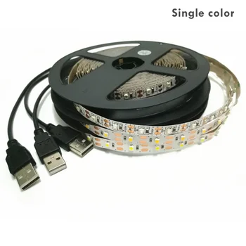 DC 5 v USB Led Светлина Включете 3528/2835 SMD Комплект на подсветката на телевизора Комплект за рязане с 24-клавишным радиочестотни контролер или мини-3-клавишным RGB led