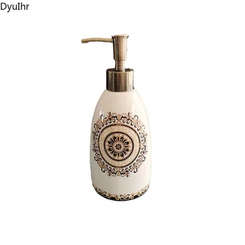 Керамична бутилка за дезинфектант за ръце творчески американски стил душ гел почистващ препарат течен разлив с кухненски опаковка сапун DyuIhr