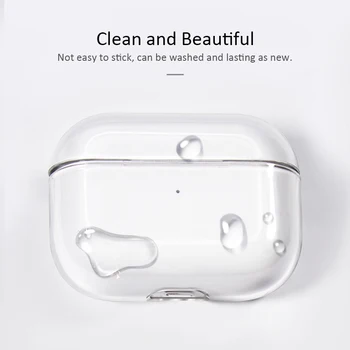 Прозрачна капачка КОМПЮТЪР за слушалки Airpods Pro Защитно покритие за слушалки Fundas Airpods Pro Калъф за слушалки Apple Airpod Калъф