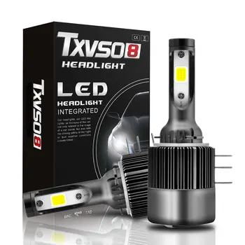 TXVSO8 2 бр. H15 LED Лампи, фарове на Всеки 12 55 W 6000 До Супер Ходови светлини Висококачествени диодни крушки с чипове на КОЧАН