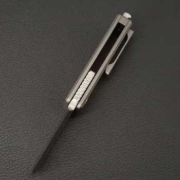 Титан Сплав S35VN Прахово Стомана Мултифункционален Камък За Измиване Сгъваем Нож, Кухненски Нож за Бръснене самобръсначката Инструменти С ударните