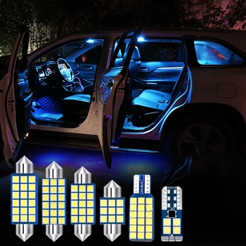 12 В Автомобилни led Крушки Комплект Вътрешна Куполна Лампа за четене Стъпала Огледало за суета Светлина багажник За BMW X5 E53 E70 F15 X5M F85 Аксесоари