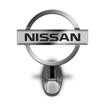1бр логото на автомобила стереоскопичен украса предната маркиране на метални 3D стерео за Nissan Nismo X-trail Almera Qashqai Tiida V36 Skyline