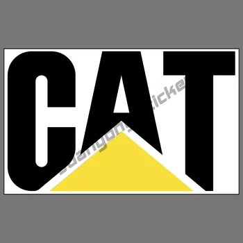 Креативни Стикери Caterpillar CAT Дизеловата Вафен Vinyl Стикер Стикер на прозореца на колата, Камион Лаптоп Логото на Котки автоаксесоари PVC13cm