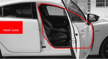 5 М на Автомобил B-образна Форма Уплътнителни Ленти на Врати Стикер Автоаксесоари за SsangYong Actyon Turismo Родиус Рекстон Корандо Кирон Musso Спорт