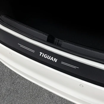Защита на багажника задната броня на автомобила Защитени Стикери за украса за Volkswagen VW Tiguan mk1 mk2 2008-2022 Автомобилни стикери аксесоари