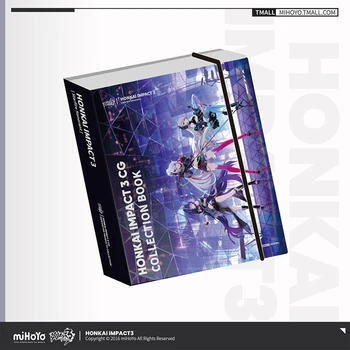 Играта Honkai Impact 3 Аниме Коспали с отрывными листове Книга За съхранение на Ключодържател Висулка Икона Брошка Игла Колекция бижута Подарък