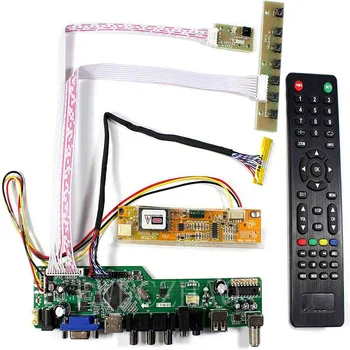 Нов комплект платка TV56 за LP171WP4-TLB5 LP171WP4(TL)(B5) Tv+HDMI+VGA+AV+USB с LCD дисплей LED екран Шофьор на такси контролер