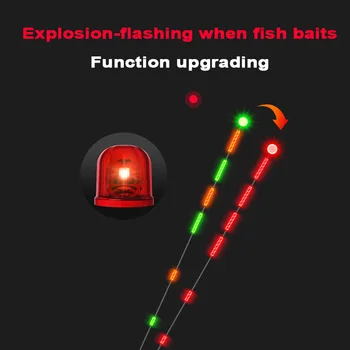 WLPFISHING Риболовни Плувки Взрывозащищенная аларма, Електрически Поплавъци sensor Светещи Нано Композитни Риболовни принадлежности