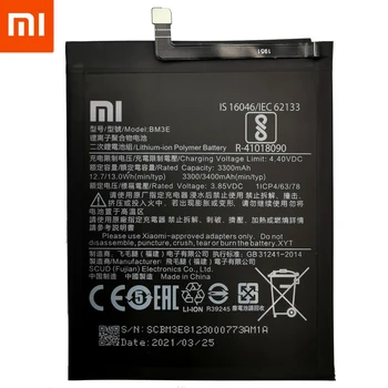 Оригиналната Телефонна Батерия BM3E за Xiaomi Mi 8 Mi8 M8 Истинска 3400 mah Благородна работа на смени Батерията