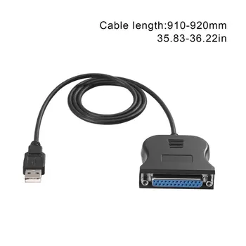 USB 2.0 До 25-Пинов Кабел паралелен кабел DB25 IEEE 1284 1 Mbit / с 25-пинов Кабел за адаптер на паралелен Принтер Гореща Разпродажба