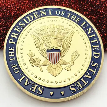 2020 Предизвикателство Възпоменателна Монета за Спомен Пазете Америка Велик Лидер В Главната Колекционерски Колекции Монети с Орел