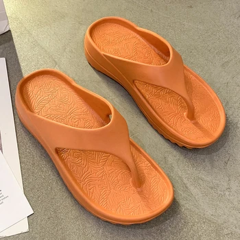 За жени 2021 г. Нови летни джапанки на платформа Ежедневни Плоски пързалки, Открит Плаж Секси сандали Плюс Размер на 43 Чехли и Сандали