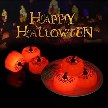 Украса За Хелоуин Къщата LED Свещи САМ Окачени Ужасите на Тиквата, за да проверите за партита Декор Бар Подпори Творчески празник