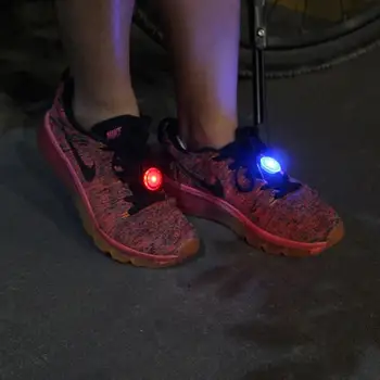 2021 Led Светлинен Скоба за обувки Нажежен Вечерния Джогинг Защитни Скоби за обувки за наем На Открито Колоездене, Спортно Сигналната лампа за Сигурност