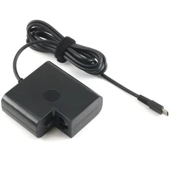Преносимо Зарядно Устройство тип C Мощност 65 W 20 На 3.25 A USB C PD Адаптер за Зарядно устройство за лаптоп с американския Штекерным кабел за HP