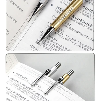 Японски автоматичен молив Pentel студентски писалка за рисуване с нисък център на тежестта дизайн-бюро метален молив лесно да се прекъсне 0,5 мм