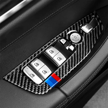 RRX Украса на интериора на Колата Леярство M Изпълнение от Въглеродни Влакна, Климатик, CD Стикер На Панела за Управление За BMW G01 G08 G02 X3 X4
