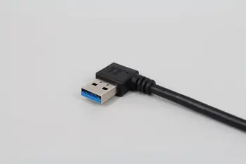 Удлинительный кабел Usb3.0 с леви завои на 90 градуса Кабел за прехвърляне на данни USB кабел за Свързване между мъжете и жените 5 Gbit / с високоскоростен кабел за предаване на данни
