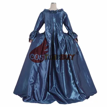 Да си купи Костюм Викторианската Мария-Антоанета Рококо Готическа бална рокля 18-аз Антоанета Барок Маскарад Женствена рокля на Кралицата На Поръчка