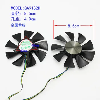 Вентилатор за охлаждане на компютъра, за да ZOTAC GTX1060 6 GB GTX 1070 GTX960 MiNi GTX 1060 3 GB T129215SH 12 85 мм 4-пинов на вентилатора за охлаждане на видео карта