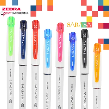 ZEBRA SARASA Цветна Неутрална Дръжка JJZ58 0,38/0,5 мм Карамел Цвят Дръжка Клип Дръжка Голям Капацитет Студентите Правят бележки