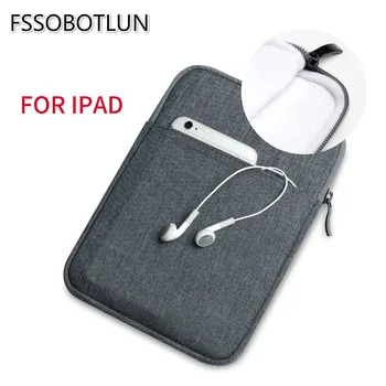 FSSOBOTLUN,6 Цвята,най-Високо Качество За Apple iPad Mini1 2 3 4 Калъф с цип Холщовая чанта Защитен Калъф за iPad mini 4 3 2 1