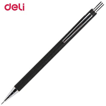 Дели 1 бр. автоматичен механичен молив за моливи 0,5/0,7 мм метална дръжка канцеларски материали за студенти канцеларски материали на едро