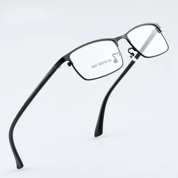 Рамки за Очила с късогледство Модни Квадратни Очила в полурамке Рамки за очила от стоманена плоча на Нови Рамки за очила Мъжки