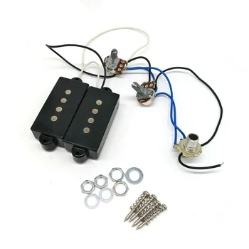 Комплект Звукоснимателей за електрическа китара за Теглене на кабели, PB Бас 4-Струнен Набор от звукоснимателей за fretboard и моста на електрическа китара
