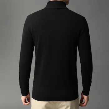 2021 Есенни и зимни пуловери мъжки с V-образно деколте и дълъг ръкав красива вязаная риза zde2237