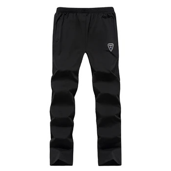 5XL-8XL Мъжки широки панталони за джогинг Пролет Есен Мъжки Ежедневни маркови тънки еластични памучни черни спортни панталони, Мъжки панталони за фитнес CF256
