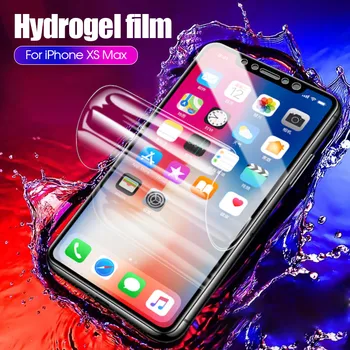Мека Гидрогелевая Фолио за iPhone 13 12 11 PRO MAX XR X XSMax XS 6S 6 7 8 Plus SE2 Защитно фолио за екрана с пълно Покритие Защитна Мека филм