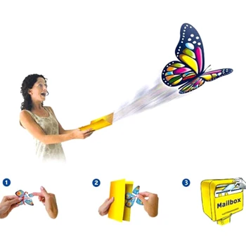 Магическа летяща Пеперуда Игра на карти Играчка с празни ръце Слънчева Пеперуда Сватбен Магически Подпори Трансформация на Летяща Пеперуда Фокуси