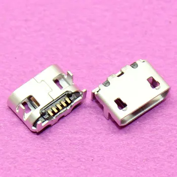 Кабел за зареждане порт YuXi Конектор Micro USB Конектор 5 ПЕНСА 5pin Mini USB конектор за зареждане, Голям бичи рога, 7,2*6,6 mm.