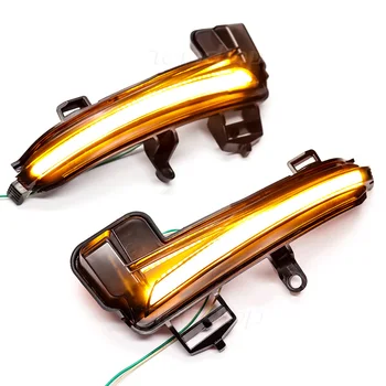 Динамични LED Насоки на завоя За Skoda Superb A7 B8 MK3 III Тип 3 През 2016 2017 2018 2019 Индикатор за обратно виждане Огледала Амбър