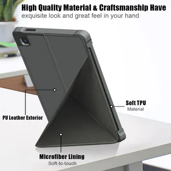 Калъф с магнитно усвояване за Samsung Galaxy Tab A7 Lite 8,7 инча 2021 година на Издаване SM-T220/T225 Таблет Сгъваема Регулируема Капачка на Каботажните