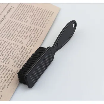 Професионална Мъжка четка за бръснене на брада Пластмасова дръжка За фризьорски Мека Четка за почистване на косата двигателят е с мазителна Корона Форма на Резба Инструмент за почистване