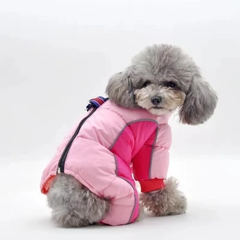 2020 Нова зимни дрехи за домашни кучета на Супер Топло яке Утолщенное памучни палто Водоустойчив Дрехи за малки кучета за домашни любимци, за кученце Палто Яке