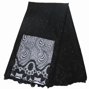 5 ярда завързана кърпа на африкански тюлевое дантела 2021 с камъни нигерийская лейси висококачествени тъкани за женски рокли