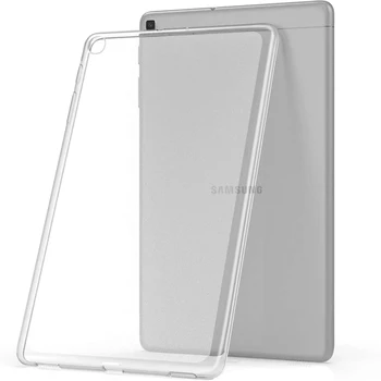 Прозрачен Калъф за Samsung Galaxy Tab A 10.1 2019 Мек Прозрачен устойчив на удари Защитен калъф TPU За Samsung Tab SM-T510 SM-T515