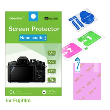 Протектор на екрана с нанопокрытием Deerekin HD за цифров фотоапарат Fujifilm X100T X100F X-E2 X-E2s X-A1, X-M1 XE2 XE2S XA1 XM1 Fuji
