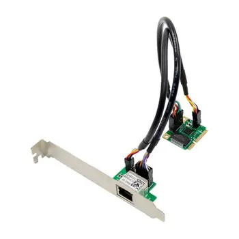 Mini PCIe rtl8111f однопортовая карта Gigabit Ethernet 1000 м однопортовая мрежова карта с един електрически пристанище