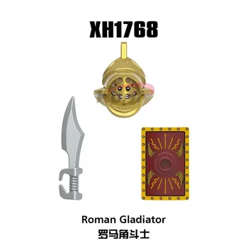 Градивните Елементи На Господарите На Миниатюрни Статуи Спартански Воини На Конницата В Древния Рим Фигурки На Оръжия За Деца Модели Играчки X0320