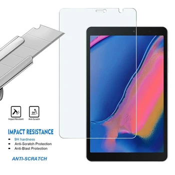 Закалено Стъкло за Samsung Galaxy Tab A 8.0 и S Pen 2019 SM-P200 SM-P205 9HD Защитно фолио за екрана с пълно покритие