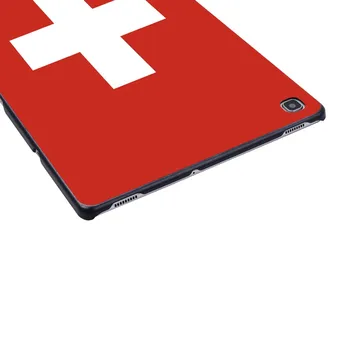 Калъф за таблет Samsung Galaxy Tab A7 10,4-инчов Флаг с шарени Пластмасови Здрава Тънка Защитна обвивка за SM-T500 SM-T505