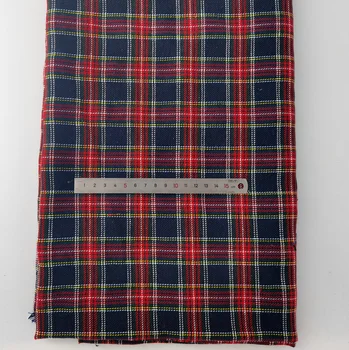 146 см x 100 см полиестер плат клетчатая плат, прежда боядисана шотландската клетчатая плат за JK плиссированная пола единни дрехи, чанти дрехи