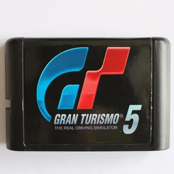 GT 5 Gran Turismo 16-битова игрална карта MD За Sega Mega Drive За Genesis