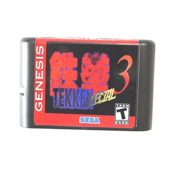Tekken 3 Специален 16-битова игрална карта MD За Sega Mega Drive За Genesis
